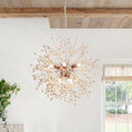 Candeeiro Pusteblumen com pérolas de madeira | Design Starburst