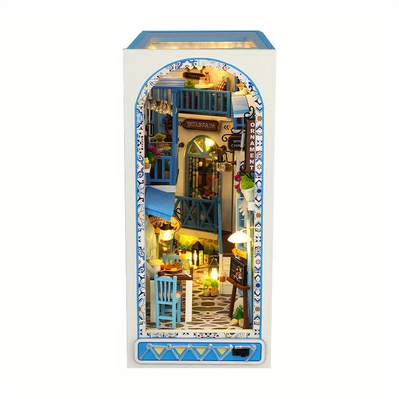 Puzzle 3D in Legno Fai-da-te – Casa Miniaturizzata Ispirata al Mare