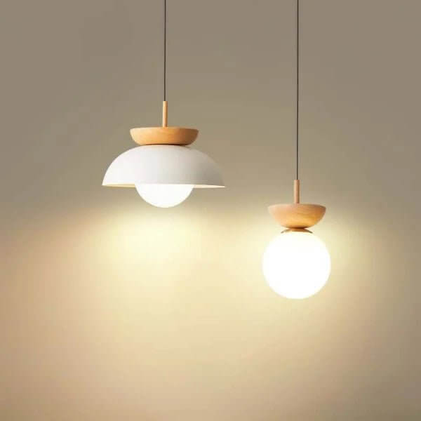 Lampada a sospensione Scandinava - Design in Legno