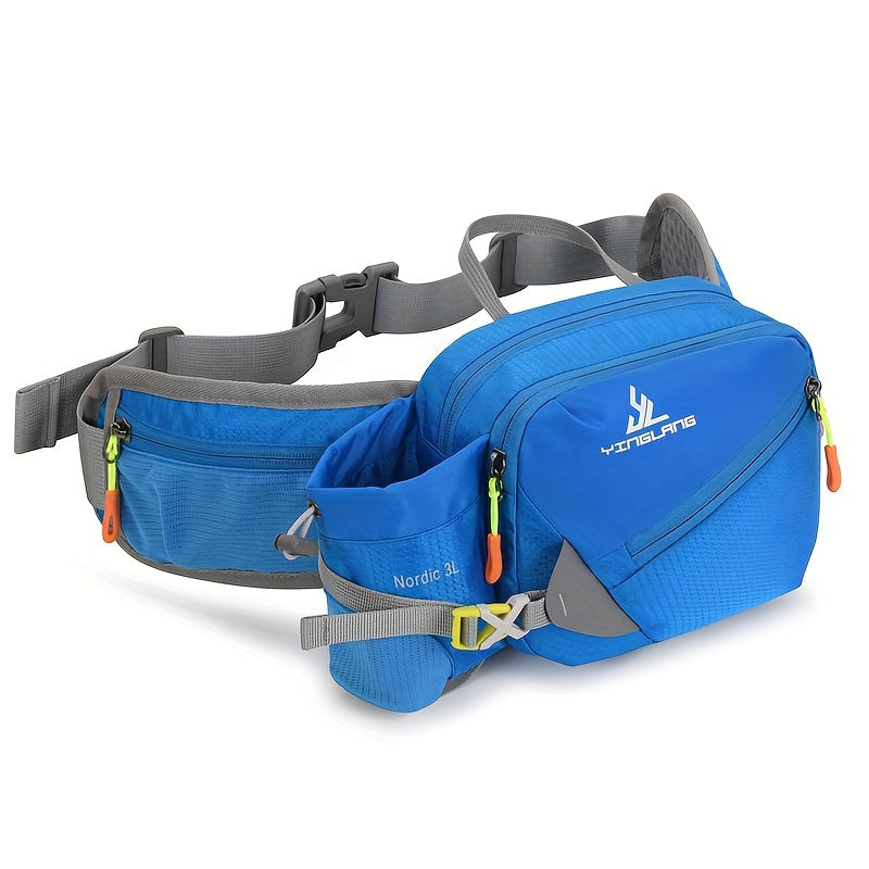 Borsa da Corsa Versatile con Portabottiglie – Nylon Resistente con Cerniere per Camminate e Maratone