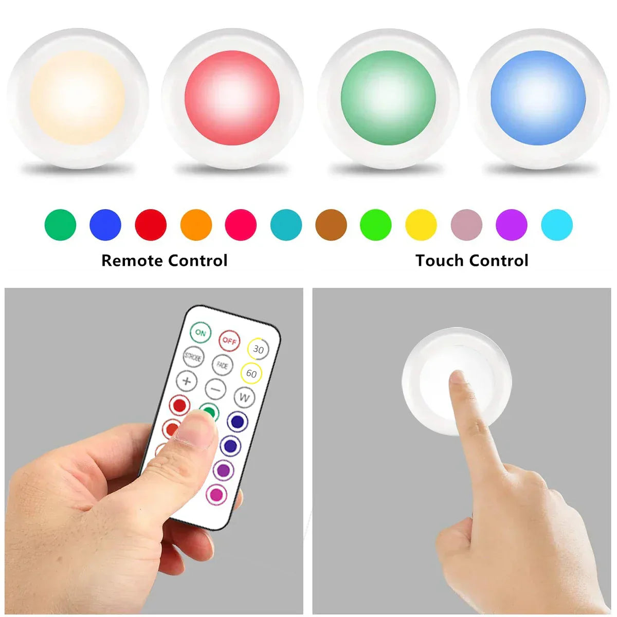 Luce LED RGB Wireless Sotto Mobile - GlowyLed