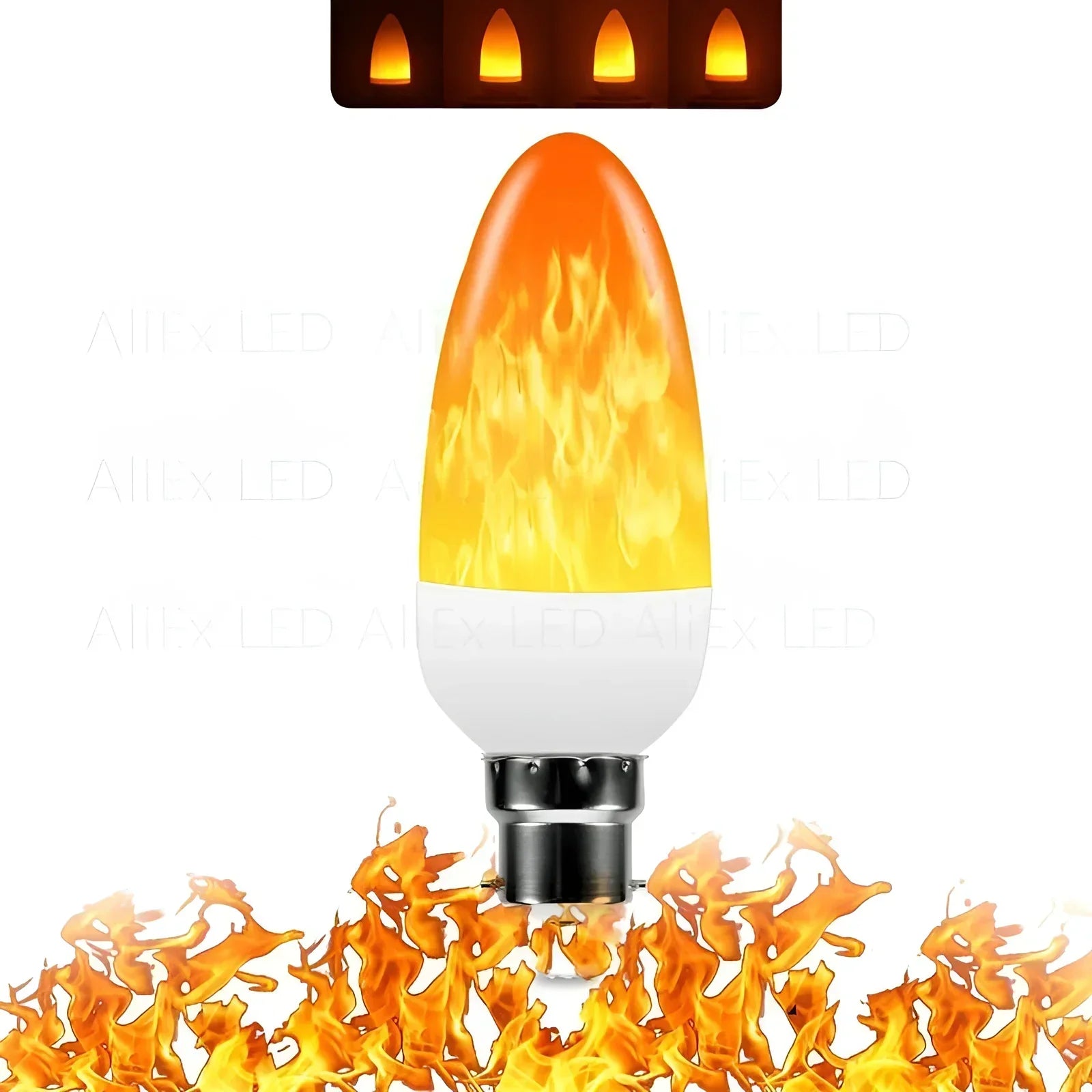 Lampada con Effetto Fiamma - Bulbo Simulato da 9W