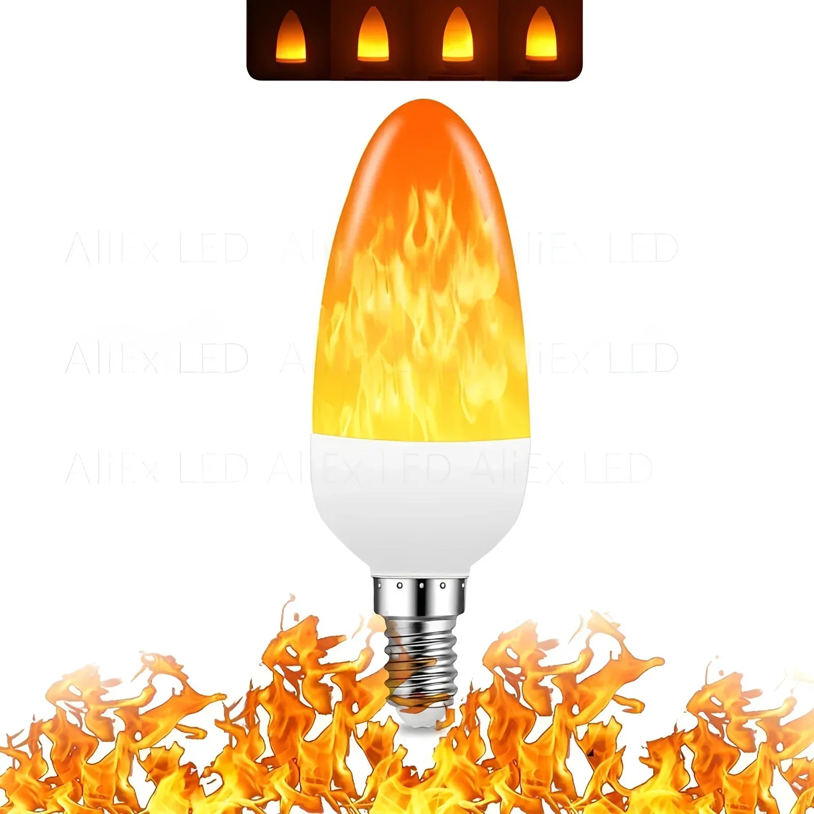 Lampada con Effetto Fiamma - Bulbo Simulato da 9W