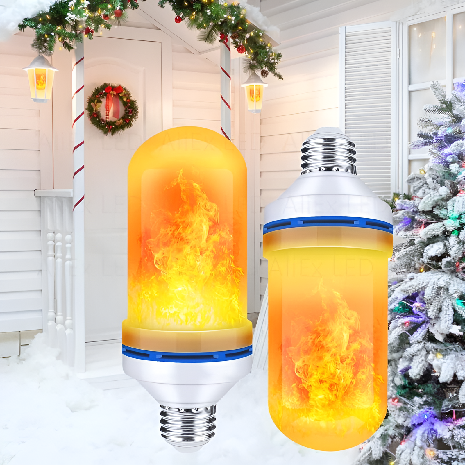 Lampada con Effetto Fiamma - Bulbo Simulato da 9W