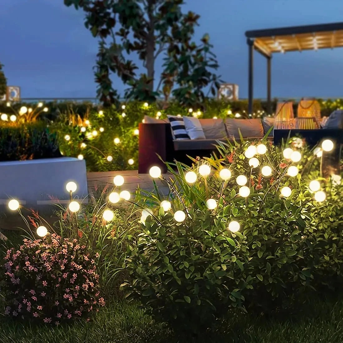 Illuminazione da Giardino Solare | Effetto Lucciole LED Flessibili