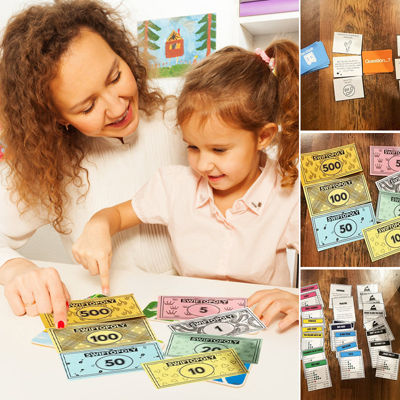 Gioco da Tavolo Basato sulla Musica con Carte Canzone e Denaro Monopoly per Serate di Gioco