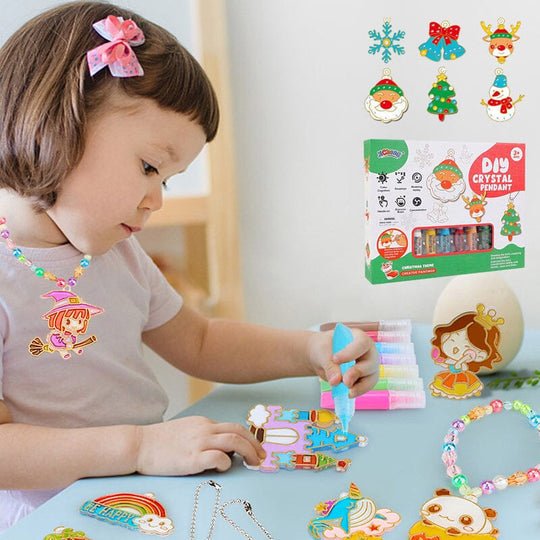 Set Creativo per Bambini – Crea Charm Scintillanti da Solo