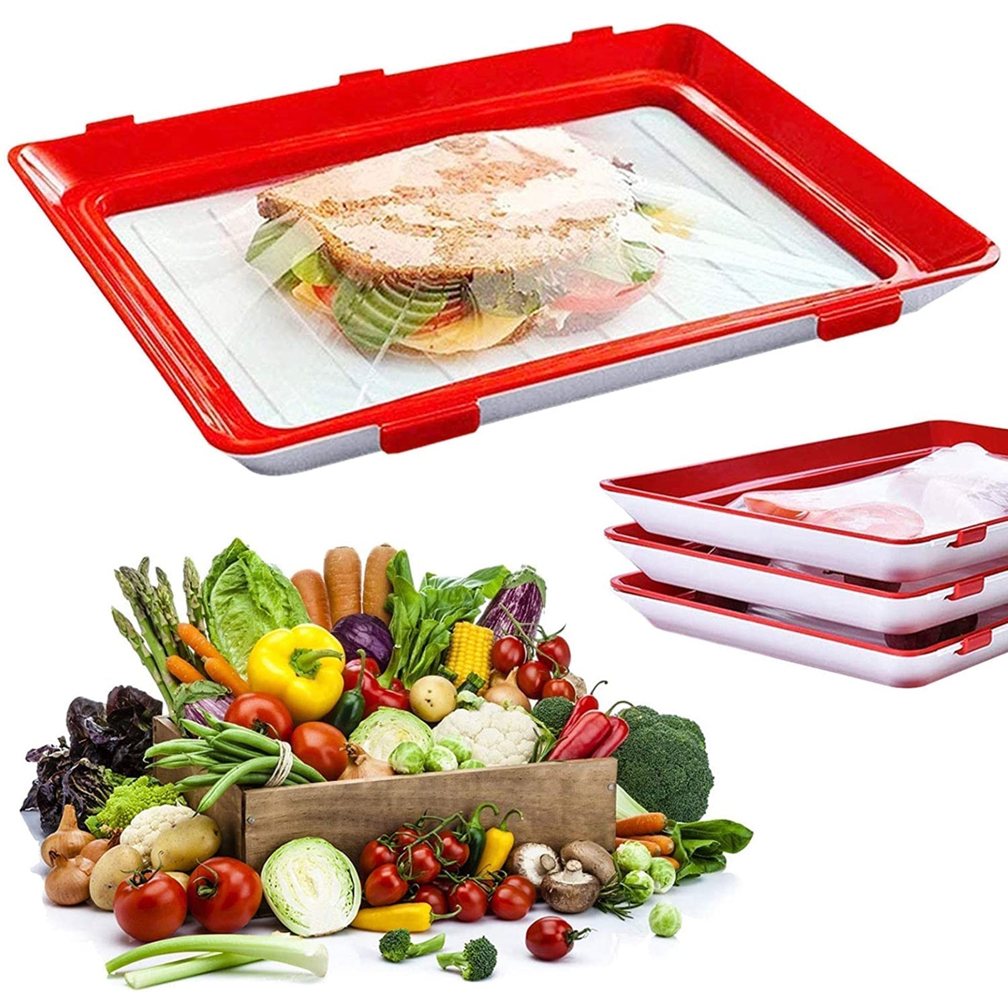 FreshSeal Tray – Vassoio per la Conservazione degli Alimenti