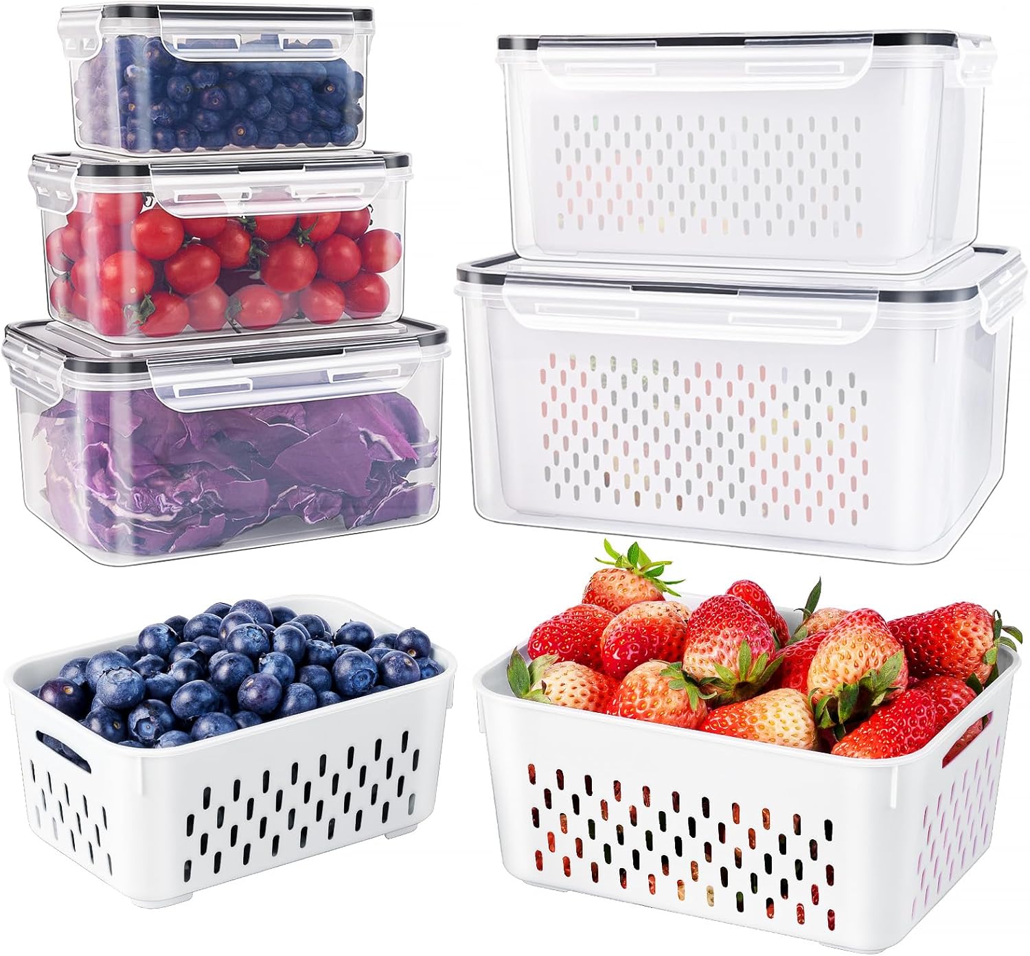 Set di Contenitori per Alimenti Grande da 5 Pezzi – FreshKeeper