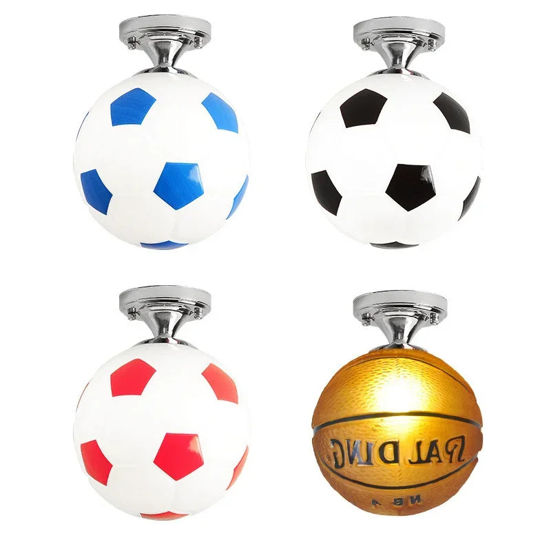 Lampada da soffitto a tema calcio – GoalBright