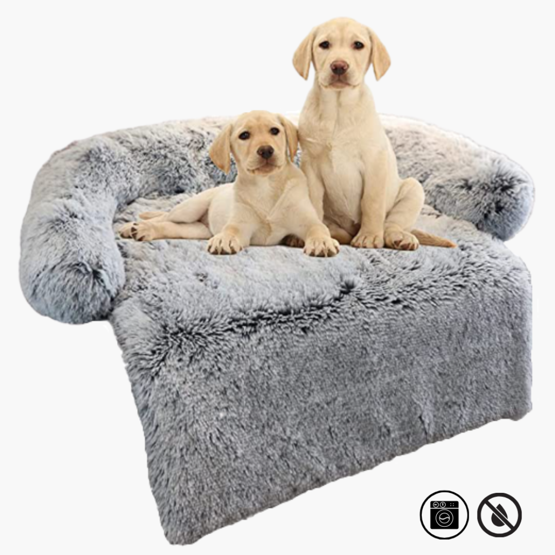 Letto per Cani di Lusso Invernale - PawLounge Edizione Fiocco di Neve