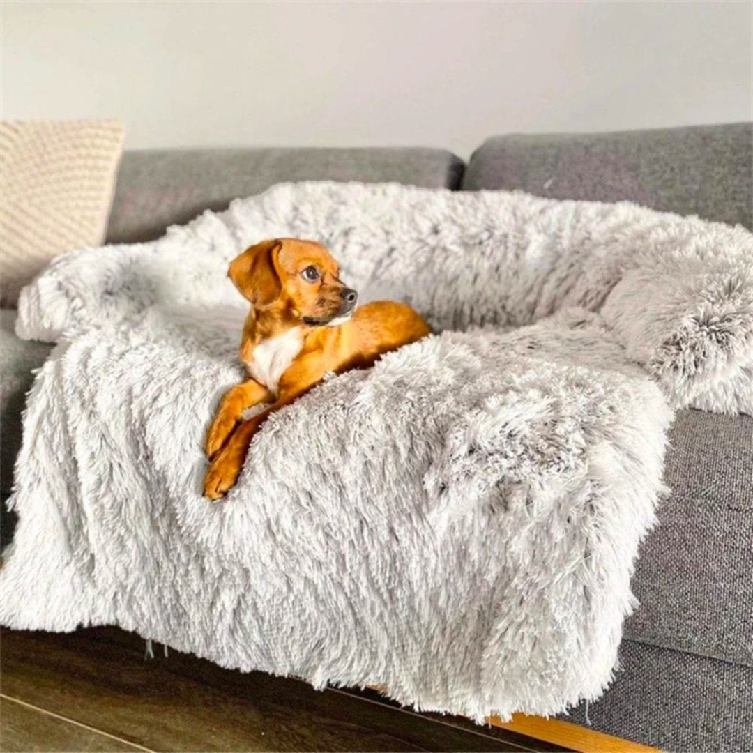 Letto per Cani di Lusso Invernale - PawLounge Edizione Fiocco di Neve