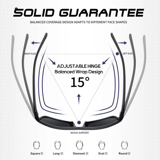 Occhiali da Sole Polarizzati 3-Pack | Protezione UV