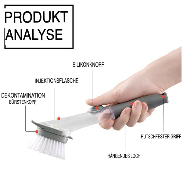 Spazzola per Piatti con Dispenser di Sapone – DishMaster