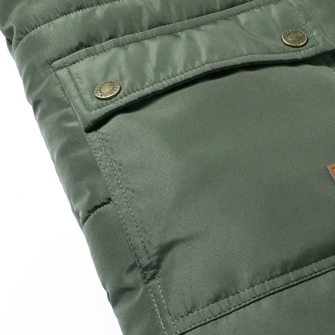 Giacca Invernale Uomo - Foderata | Resistente al Vento e all'Acqua