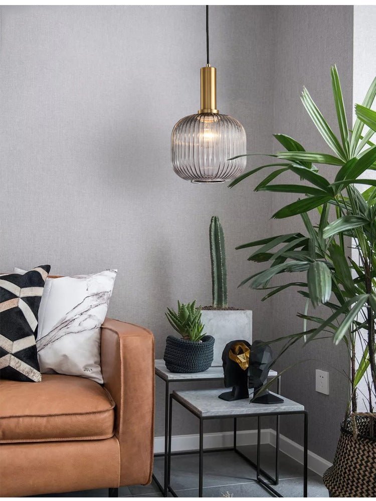 Lampada a Sospensione in Vetro Retro – ColorVibe