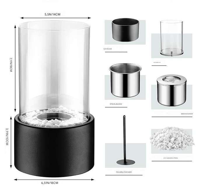 Lampada a Olio Classica con Fiamma Aperta - Lumora