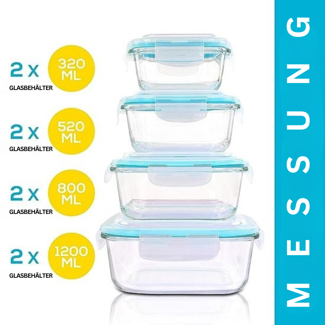 Lunchbox in Vetro Borosilicato – GlassGuard Bento