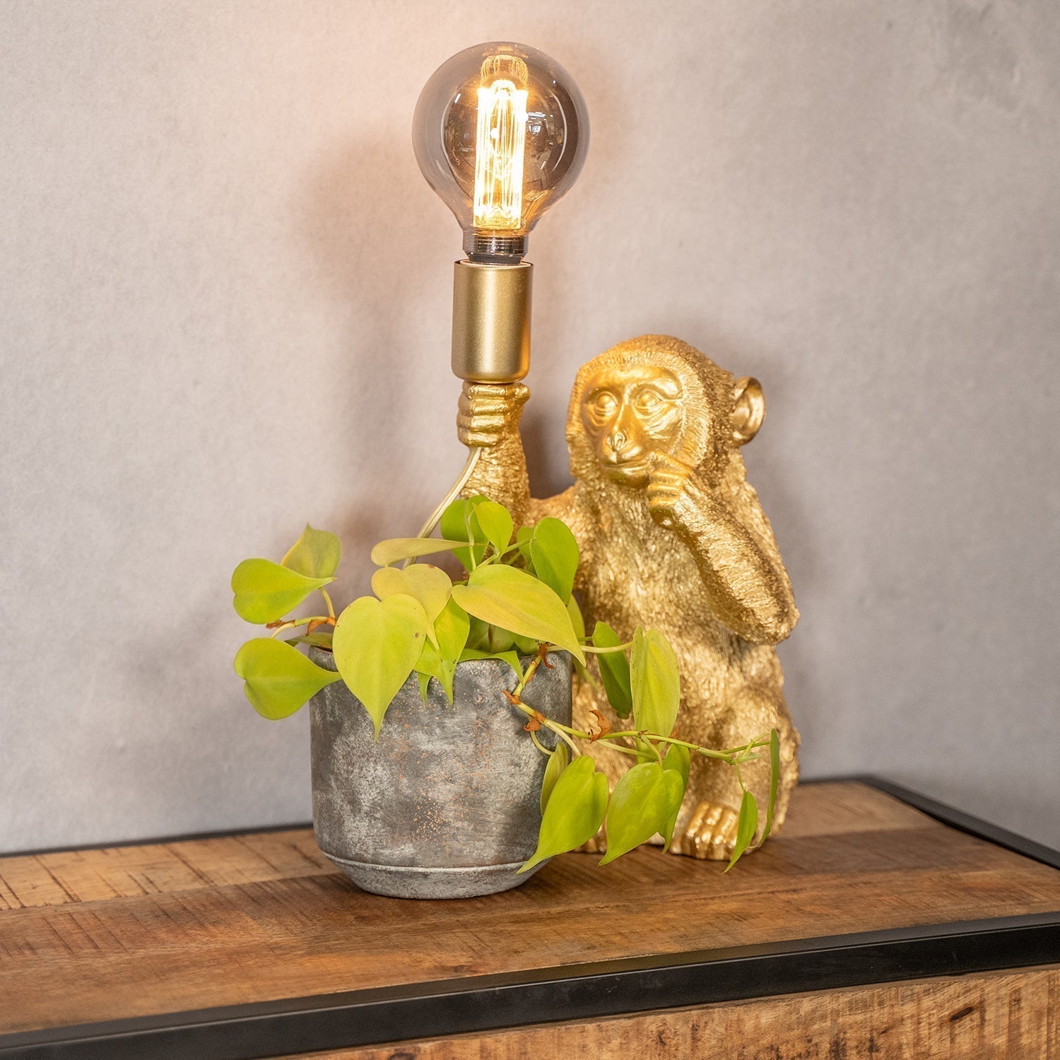 Lampada da tavolo di lusso Golden Monkey – GoldenChimp