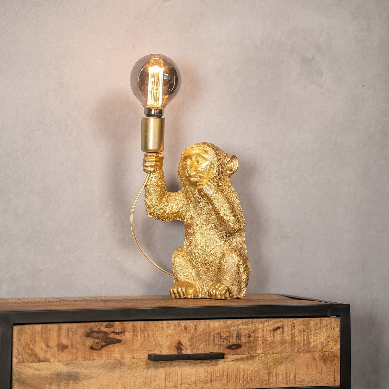 Lampada da tavolo di lusso Golden Monkey – GoldenChimp