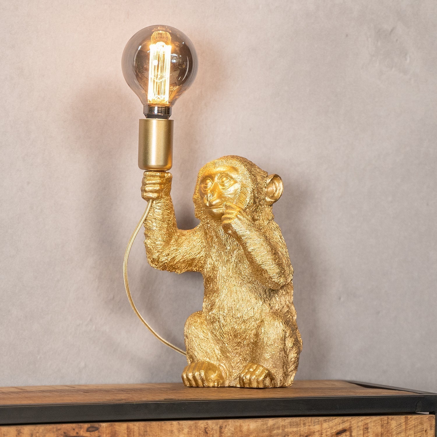 Lampada da tavolo di lusso Golden Monkey – GoldenChimp