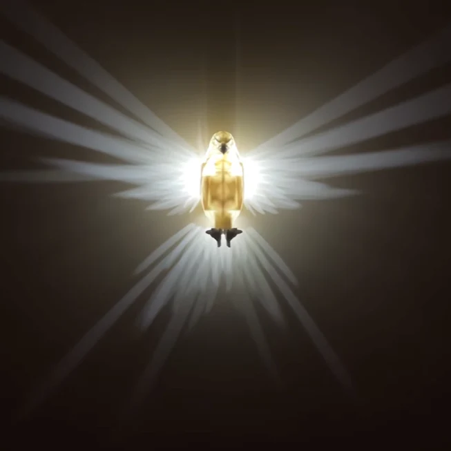 Luce da Parete con Ali Illumitate - LumaWings