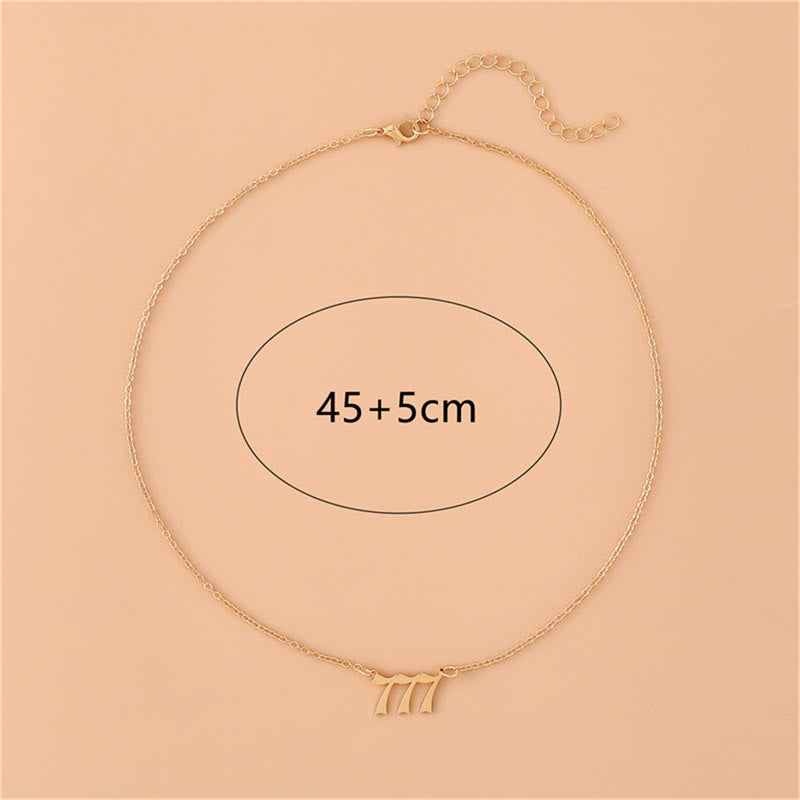 Collana con Numeri Angelici in Acciaio Inossidabile – Celestia