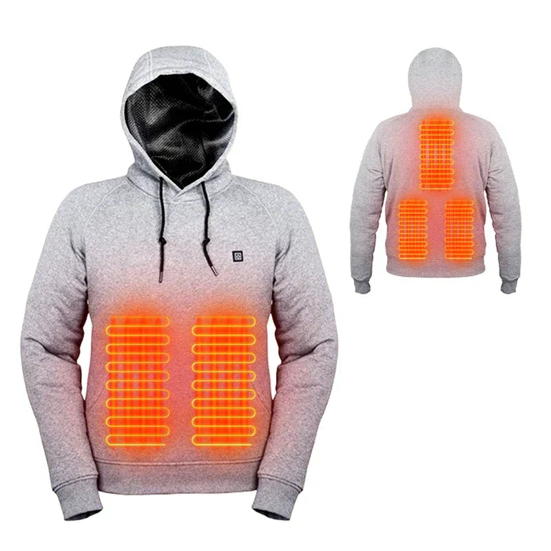 Felpa Invernale Unisex Riscaldata - ThermaHoodie