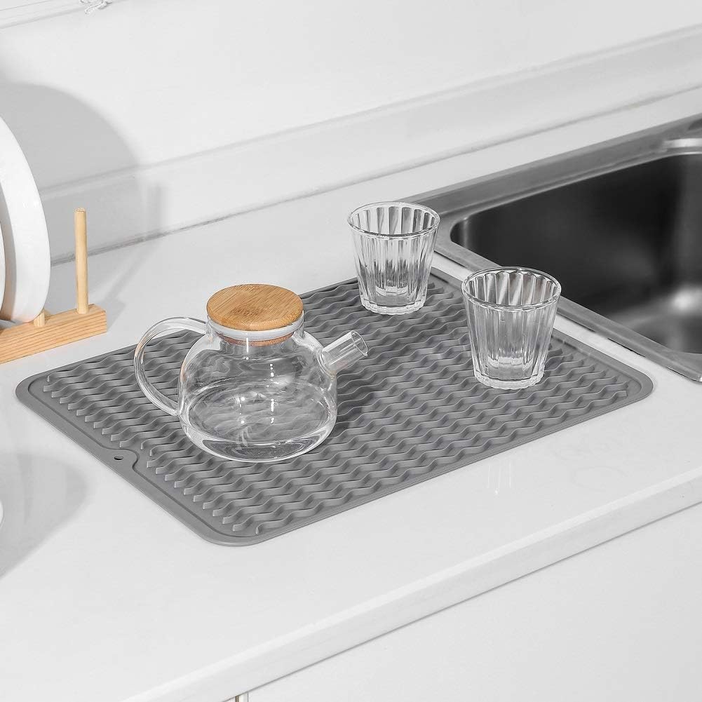 Tappetino da Asciugatura in Silicone Eco-Friendly - Versatile e Resistente al Calore