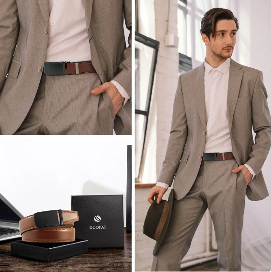 Cintura da Uomo con Fibbia Automatica – Eleganzio