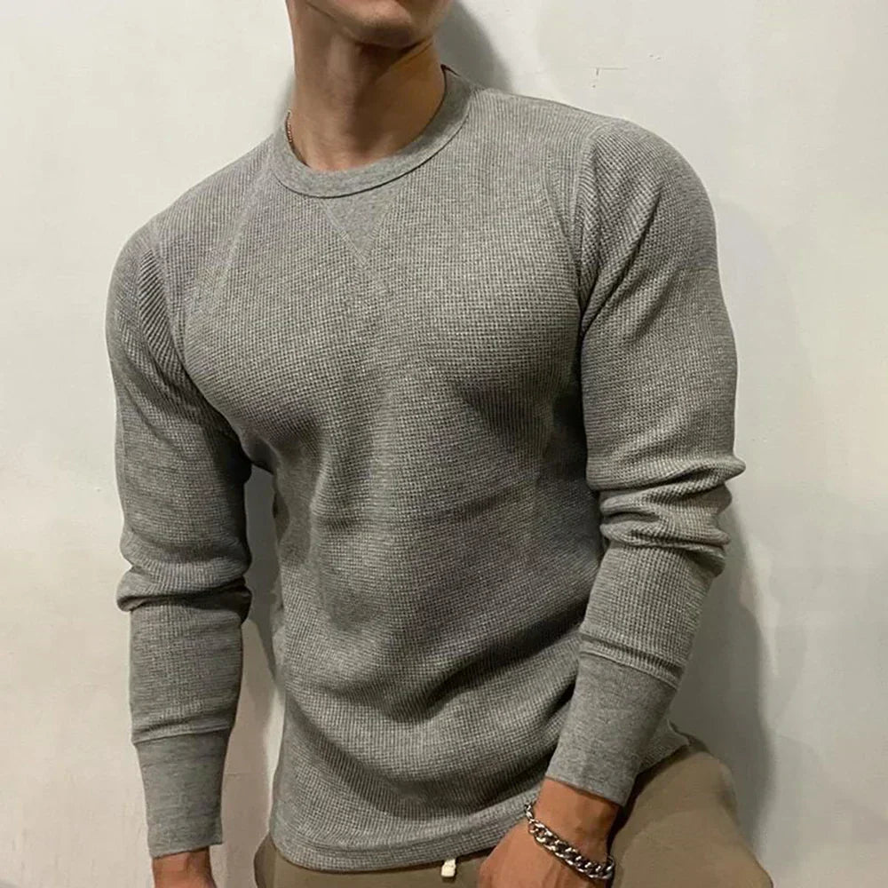 Maglione Autunnale Muscle Fit da Uomo – Bravone: Edizione Foglie d'Autunno