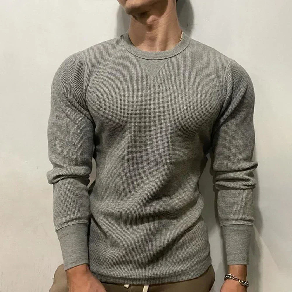 Maglione Autunnale Muscle Fit da Uomo – Bravone: Edizione Foglie d'Autunno