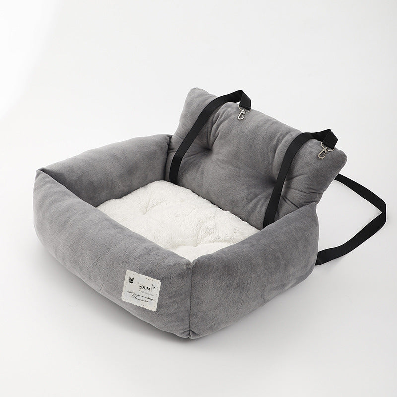 Seggiolino Auto Sicuro per Cani - CozyCanine - Grigio, Comfort & Sicurezza