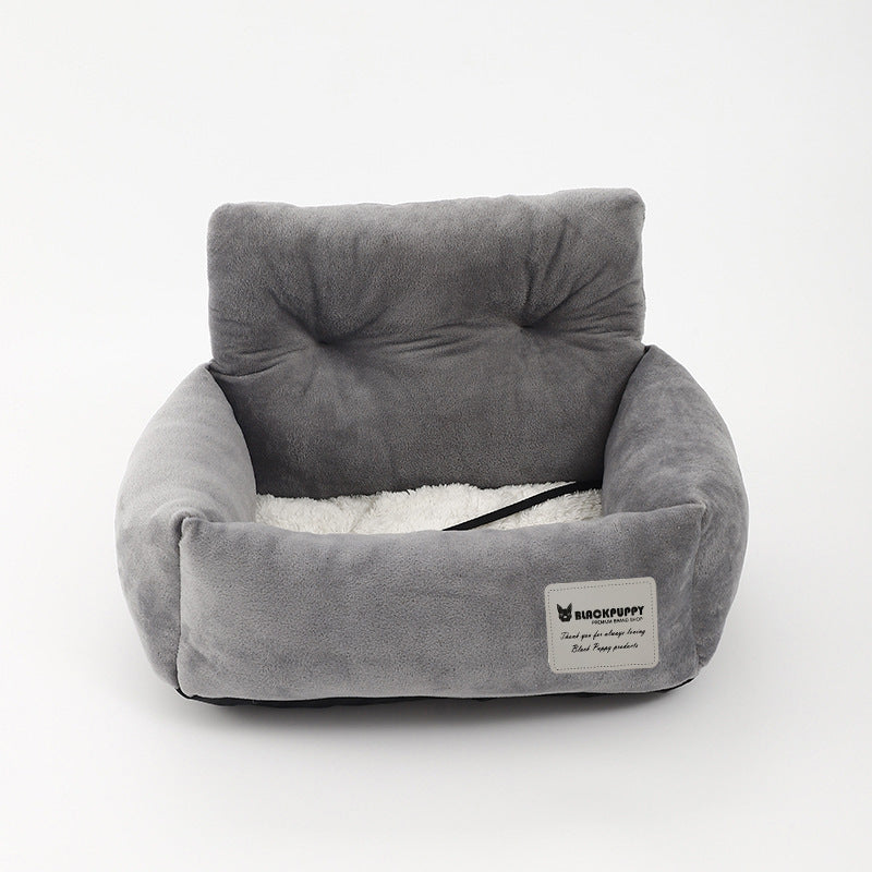 Seggiolino Auto Sicuro per Cani - CozyCanine - Grigio, Comfort & Sicurezza