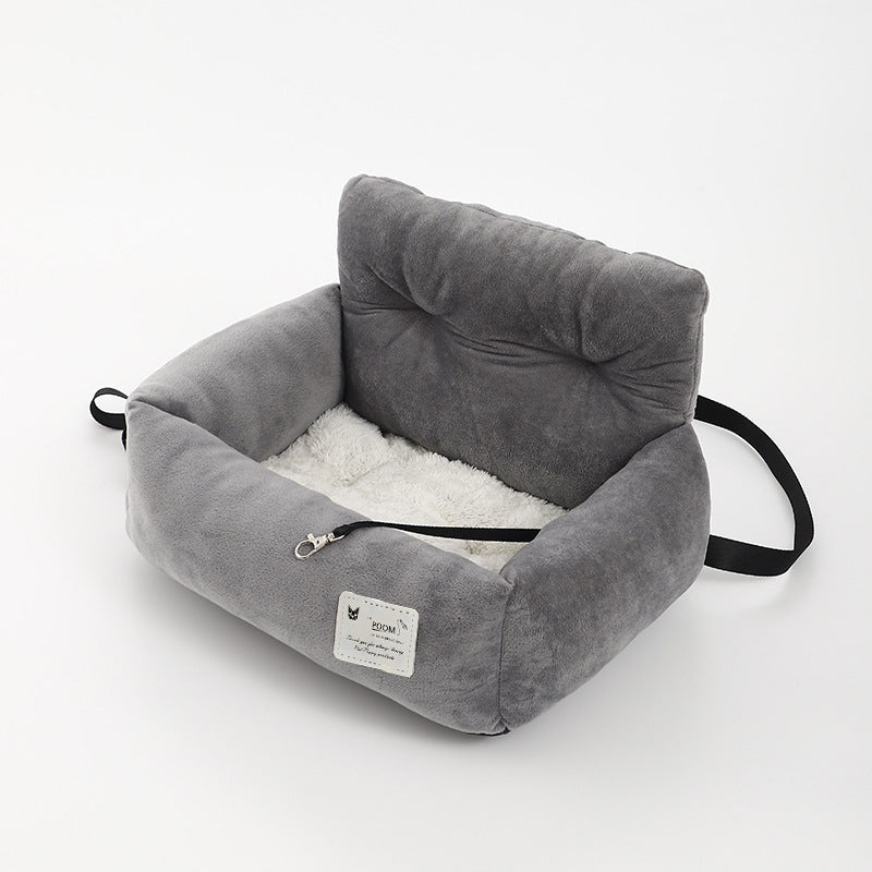 Seggiolino Auto Sicuro per Cani - CozyCanine - Grigio, Comfort & Sicurezza