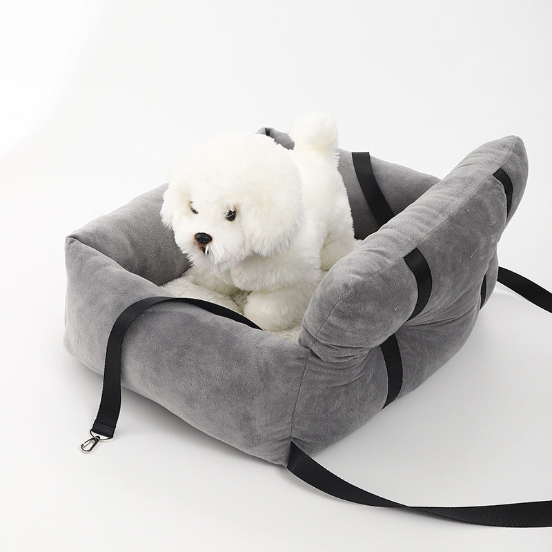 Seggiolino Auto Sicuro per Cani - CozyCanine - Grigio, Comfort & Sicurezza