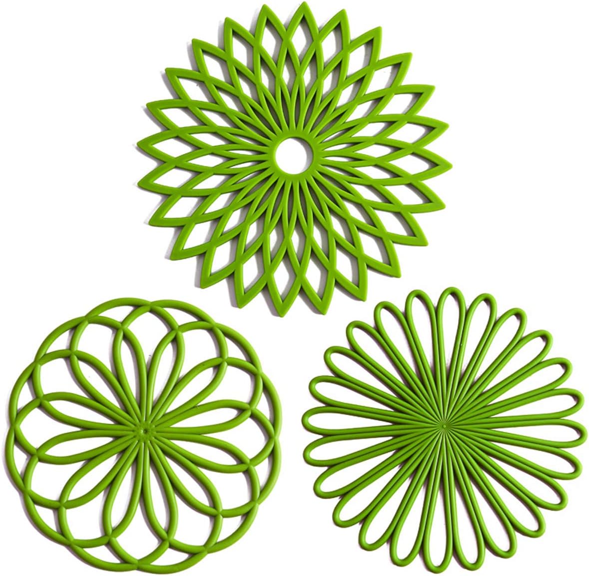 Set di 3 Sottobicchieri in Silicone: Pad Anticalore