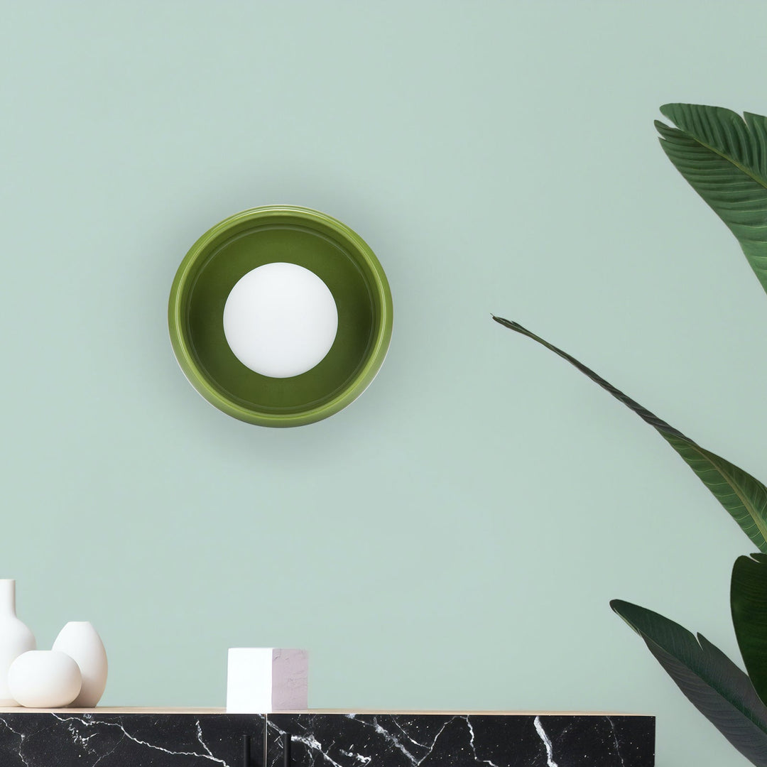 Lampada da Parete in Ceramica Rotonda – Circo