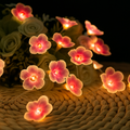 guirnalda luminosa LED cerezo en flor para decoración interior