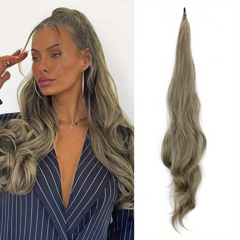 Codino Flessibile Avvolgente per Capelli Lunghi e Pieni - Selena