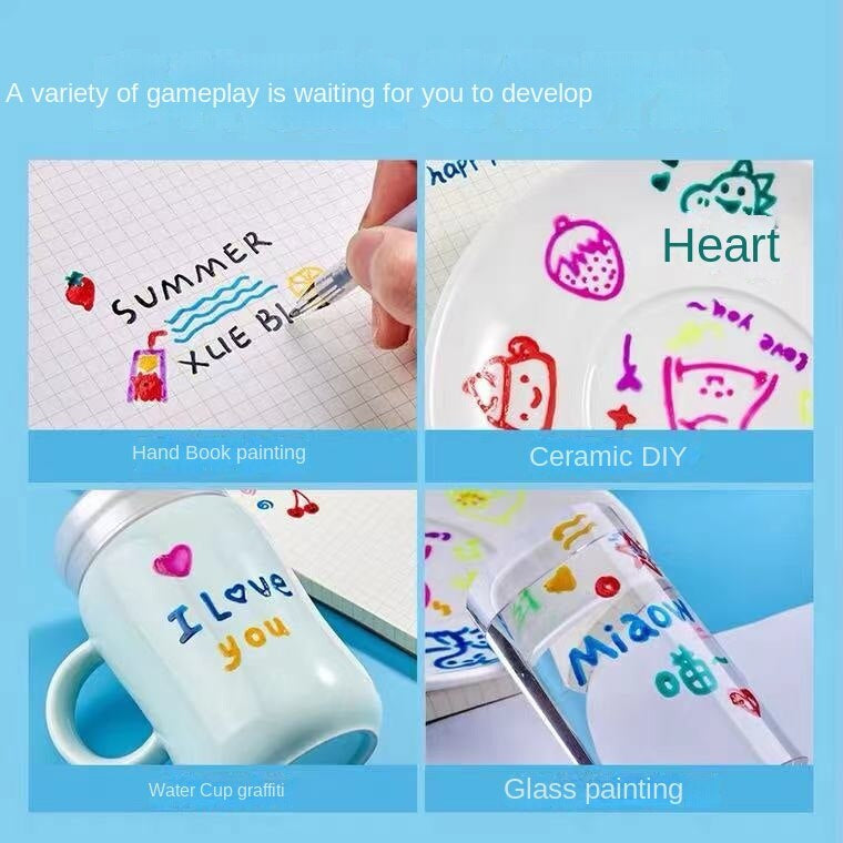 Set di Penne Gel Colorate per Design Creativi 3D – Set di Penne 3D ArtPen