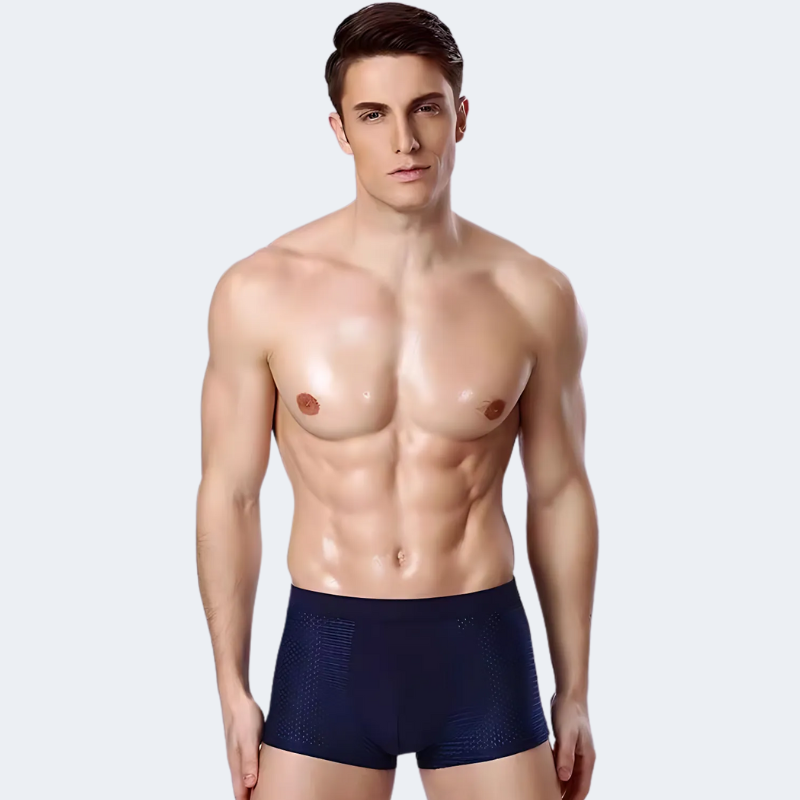 Set di Boxer in Bambù per Uomo | Intimo Traspirante e Confortevole