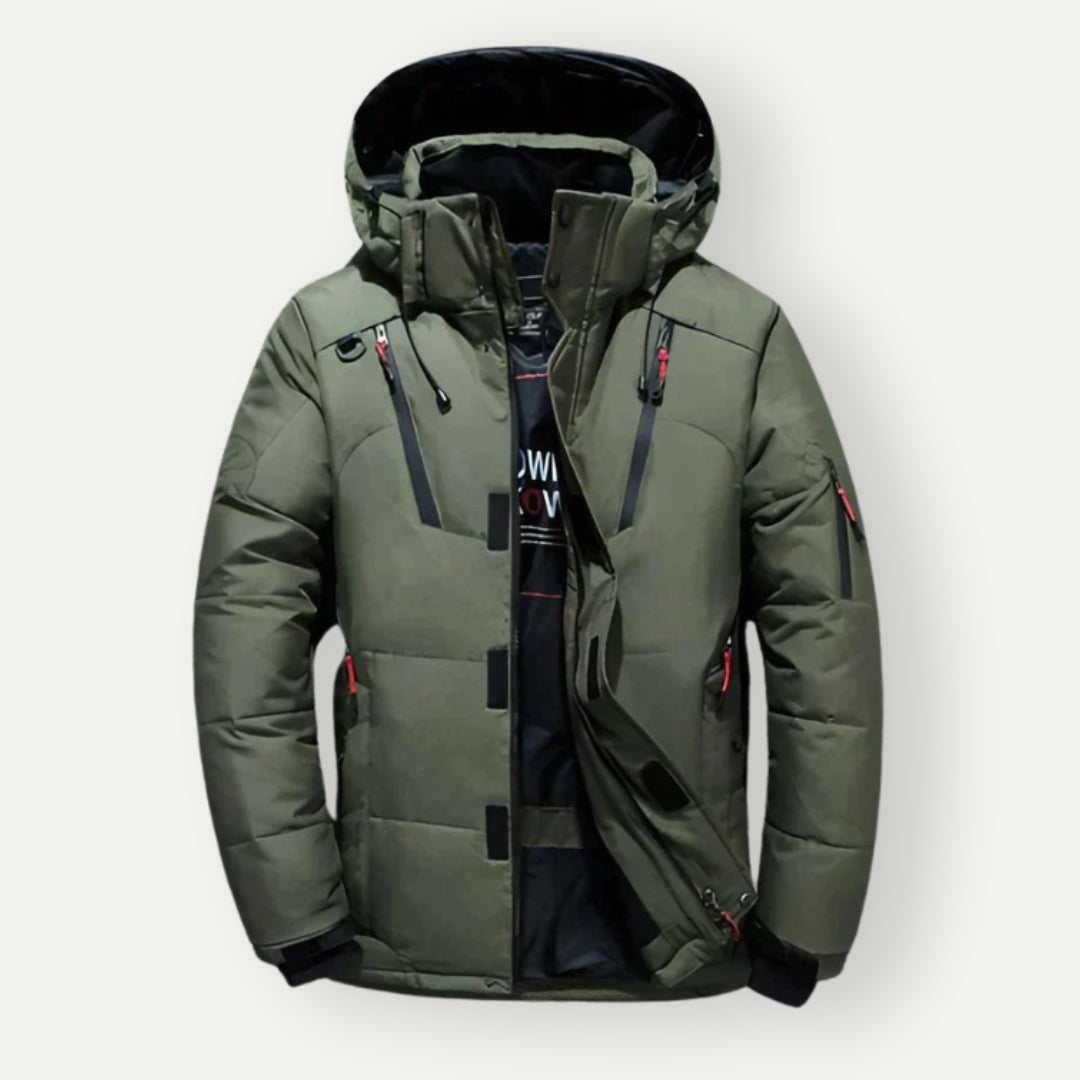 Parka Invernale da Uomo - Zip & Cappuccio | Stile Invernale