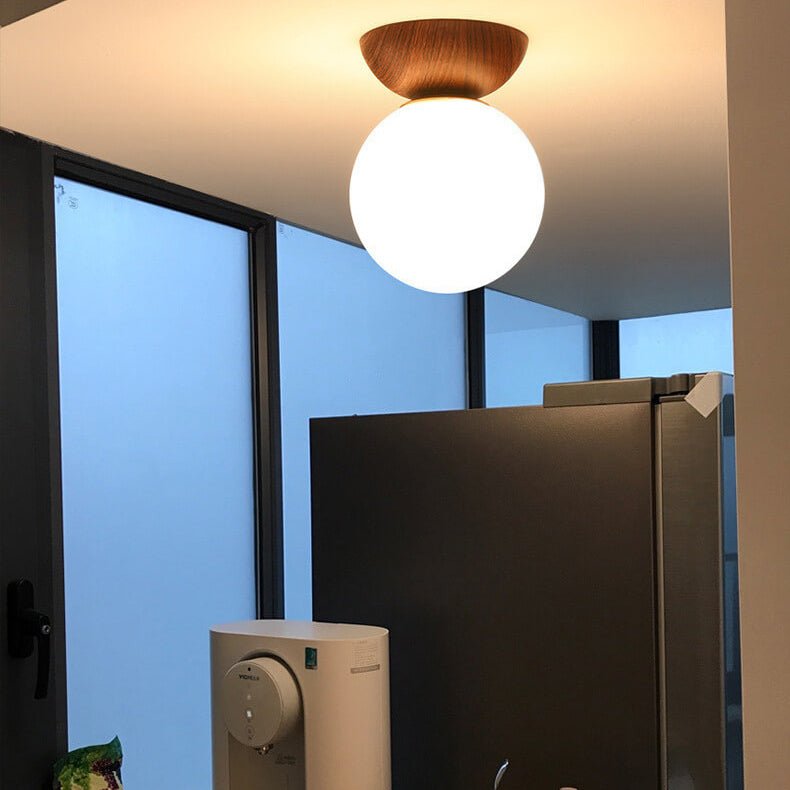 Hikari Lampada da Soffitto – Design Giapponese Minimalista con LED e Legno