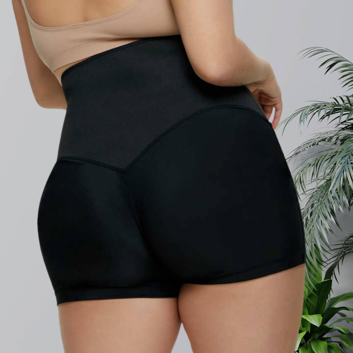 Pantaloni da Sauna a Vita Alta con Trainer per Vita - SweatSculpt