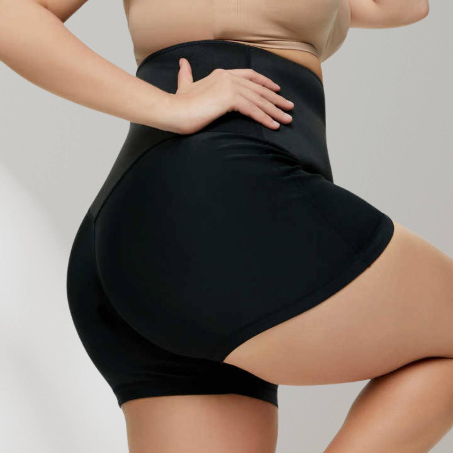 Pantaloni da Sauna a Vita Alta con Trainer per Vita - SweatSculpt