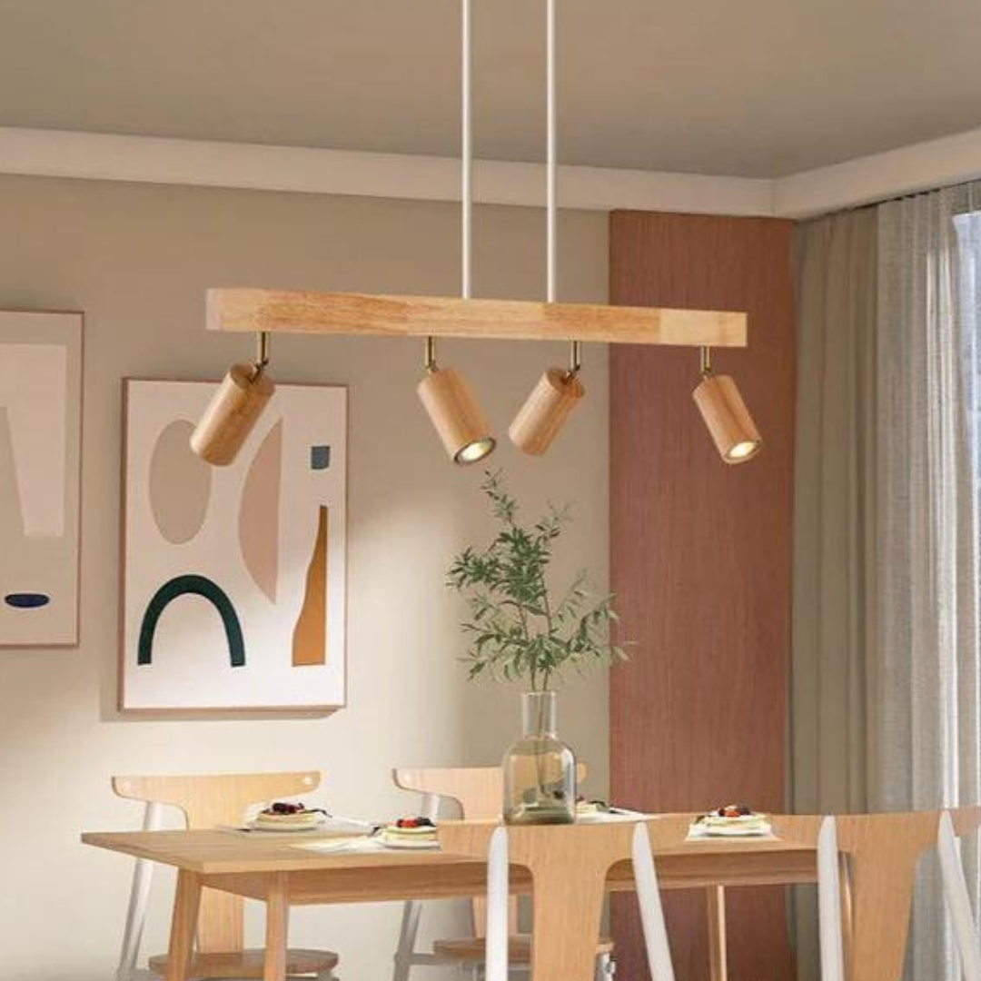 Faretto da Soffitto in Legno Regolabile – EcoLux