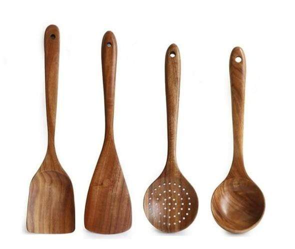 Utensili da Cucina in Legno Naturale - RustiCook