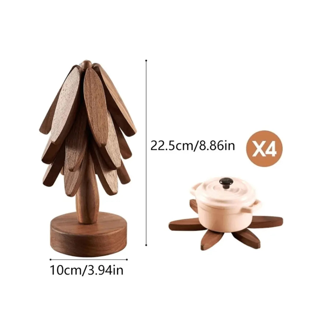 Sottobicchieri in Legno Eleganti – NatureGuard