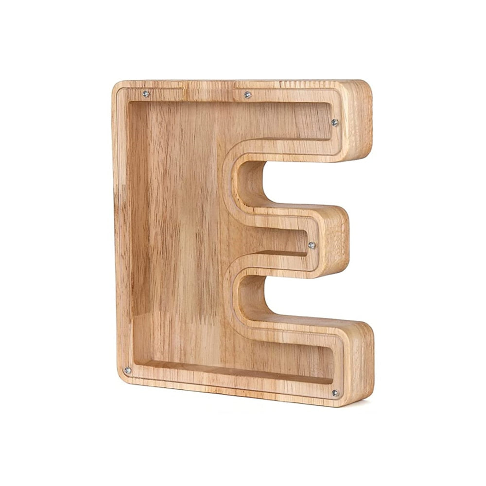 Salvadanaio in Legno - LetterSaver